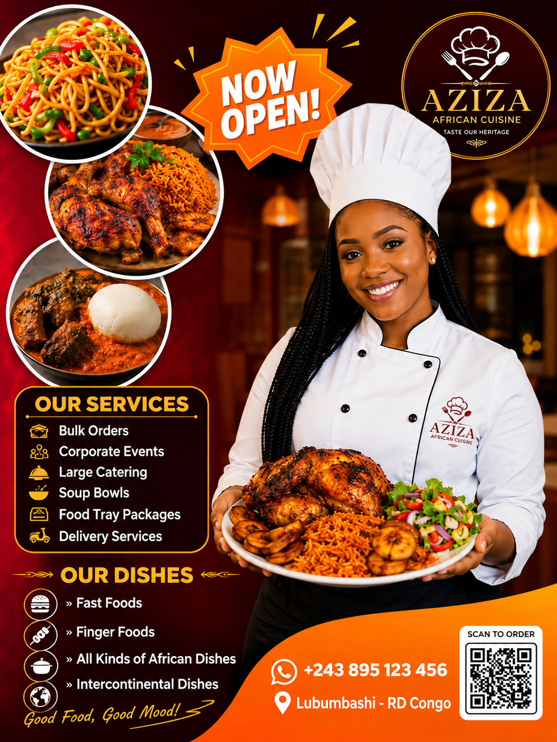 Affiche restaurant version 1